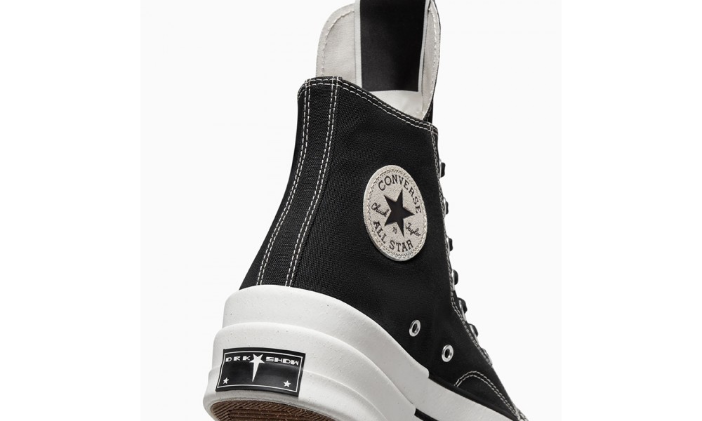 Converse x DRKSHDW DBL DRKSTAR Chuck 70 in Black Egret White